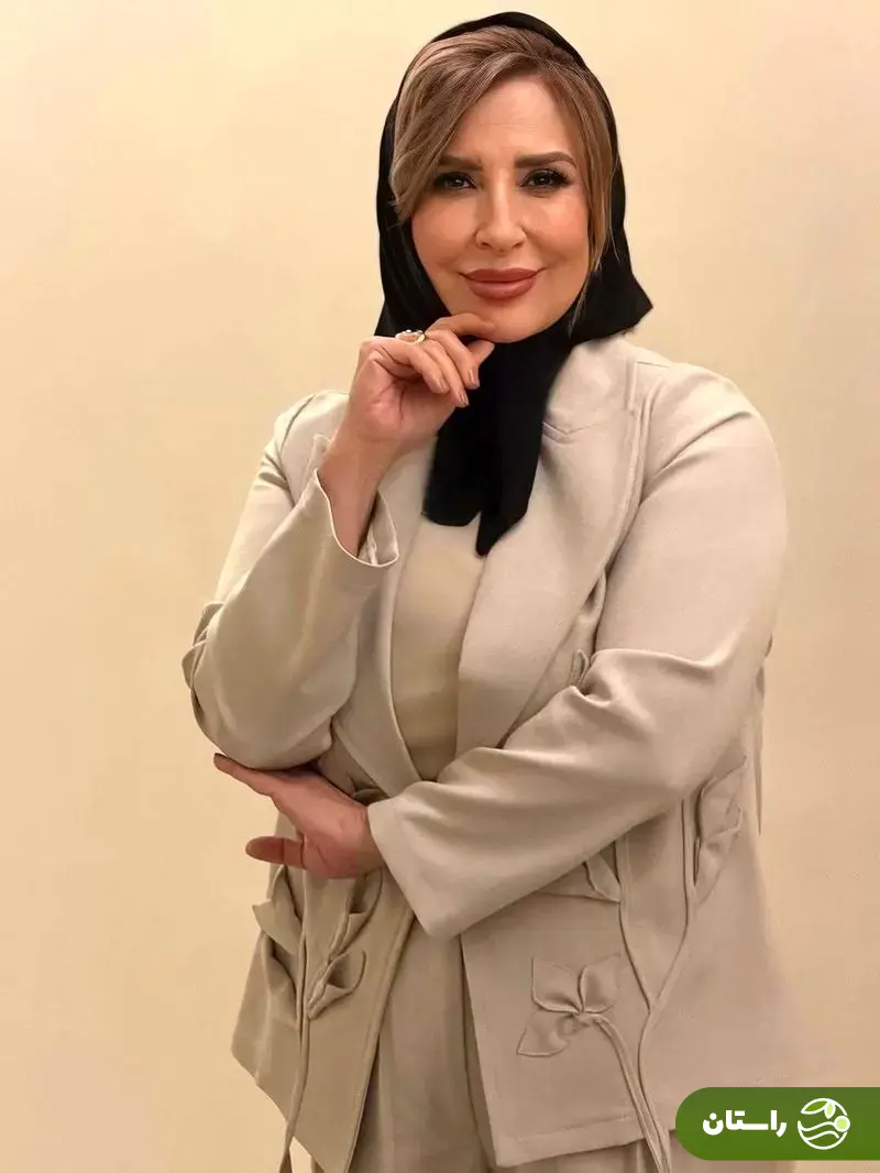 (تصاویر)  استایل مرجانه گلچین در کنسرت احسان نیزن