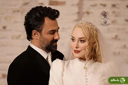 (تصاویر) لباس عروسی که از دل تاریخ آمد؛ آرام جعفری در نقش بانوی ویکتوریایی