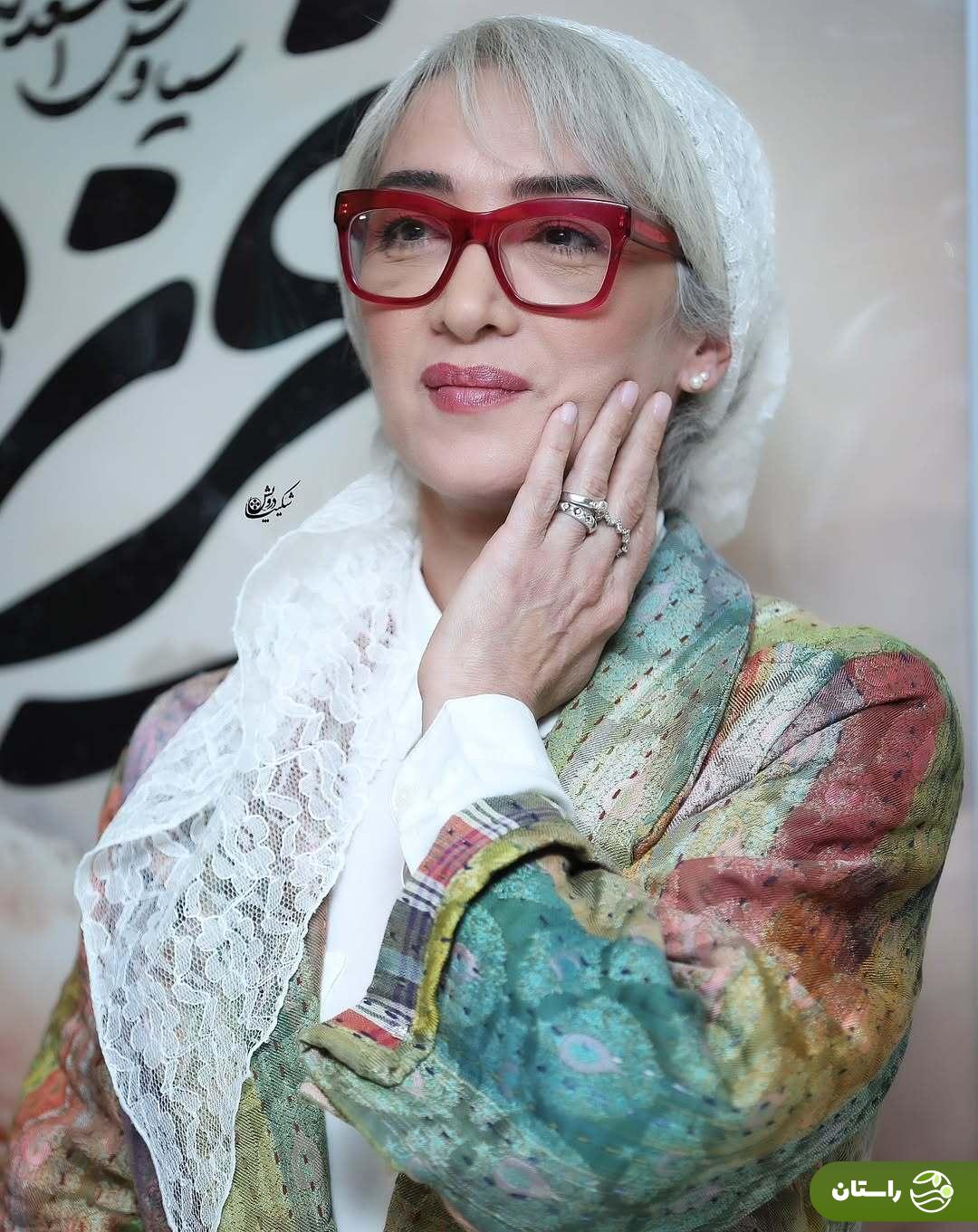 (تصاویر) استایل پانته‌آ پناهی‌ها با عینک قرمز و کتی رنگی در اکران مردمی فیلم سینمایی غریزه