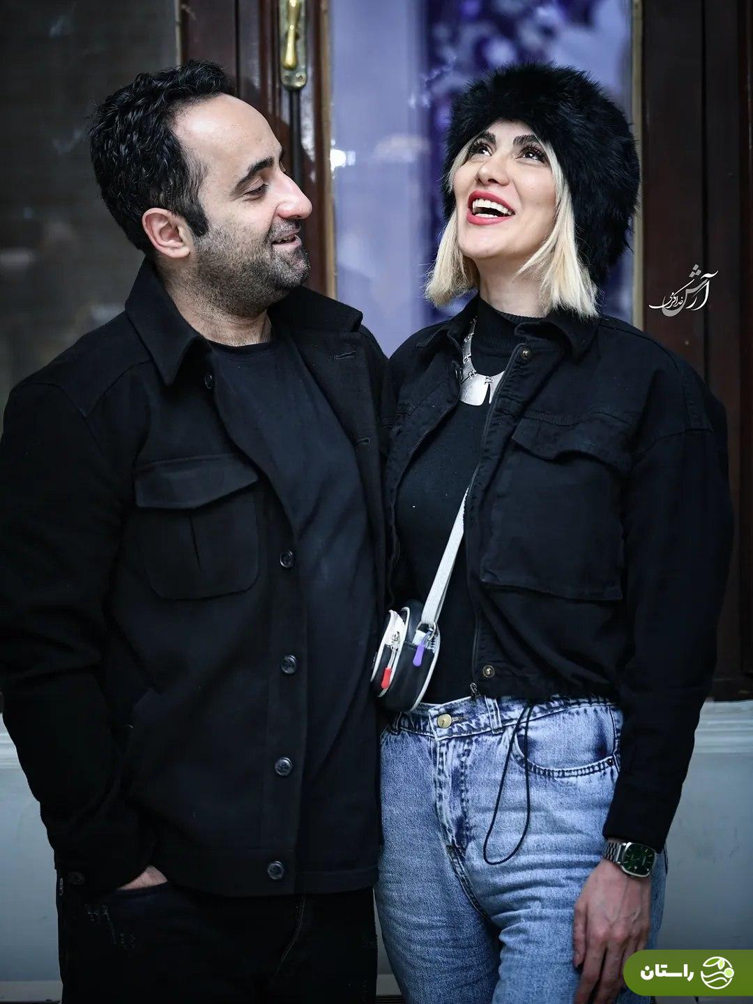 تصاویر عاشقانه ریحانه رضی، حوری سریال تاسیان و شوهرش کوروش شاهونه