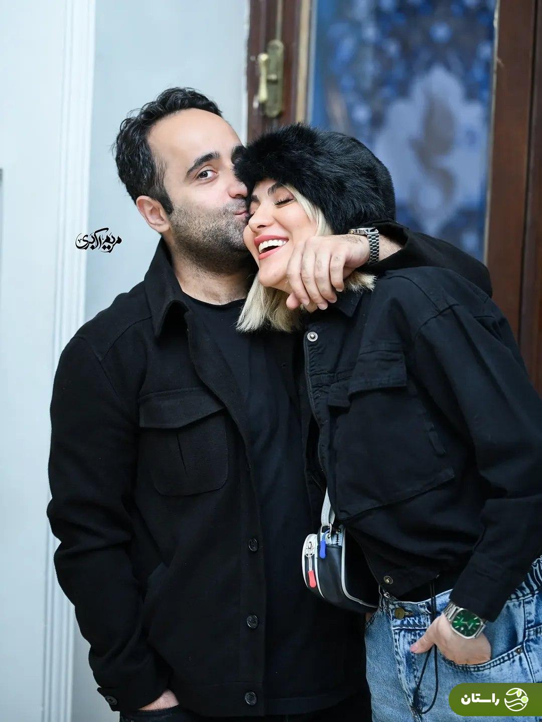 تصاویر عاشقانه ریحانه رضی، حوری سریال تاسیان و شوهرش کوروش شاهونه