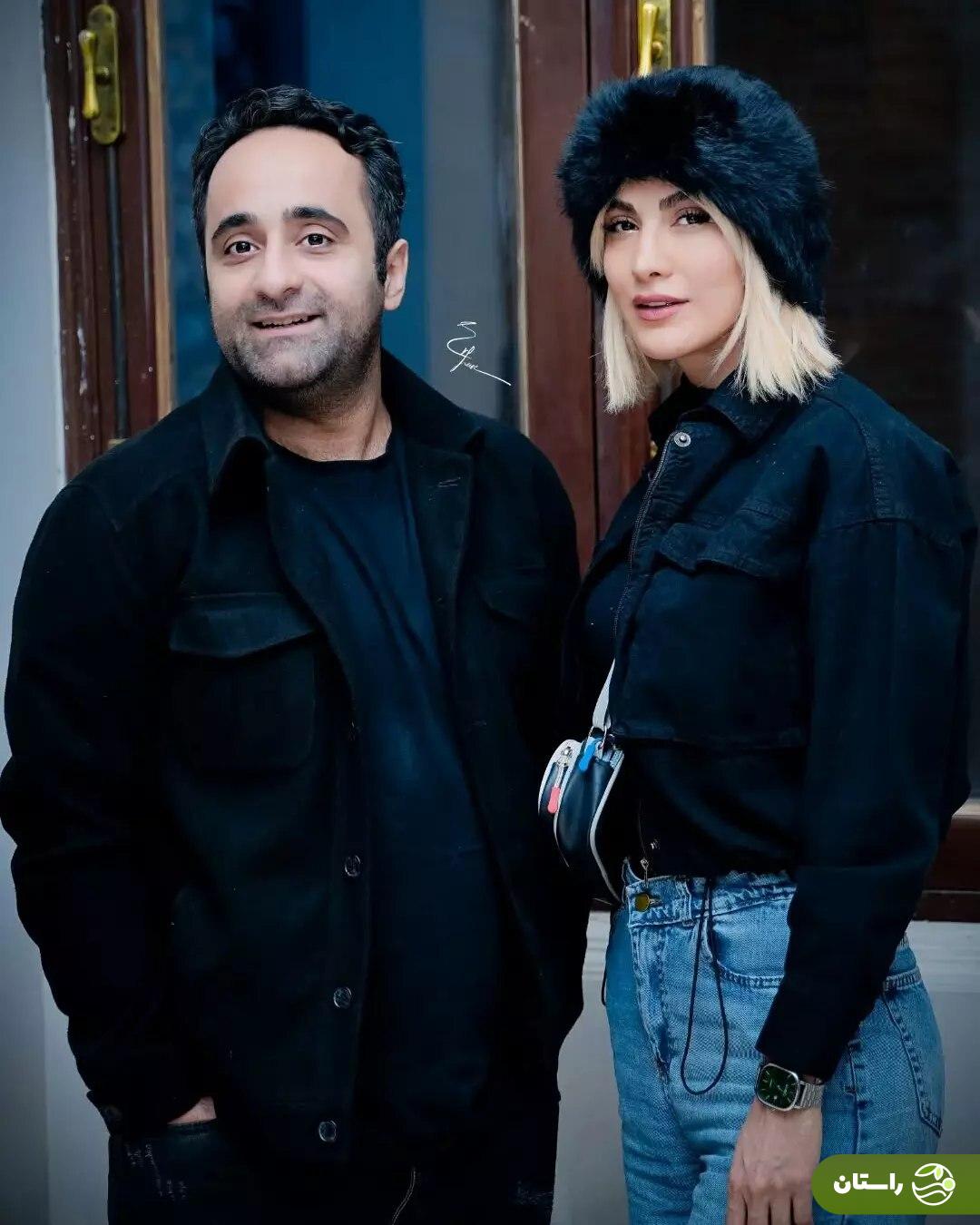 تصاویر عاشقانه ریحانه رضی، حوری سریال تاسیان و شوهرش کوروش شاهونه