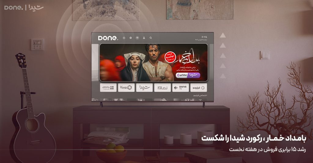 بامداد خمار رکورد شیدا را شکست: رشد ۱۵ برابری فروش در هفته نخست بامداد خمار رکورد شیدا را شکست: رشد ۱۵ برابری فروش در هفته نخست