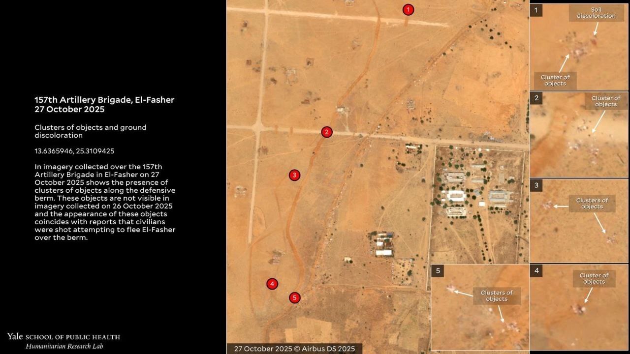(عکس) جنگ داخلی سودان؛ مشاهده رد خون از تصاویر ماهواره‌ای