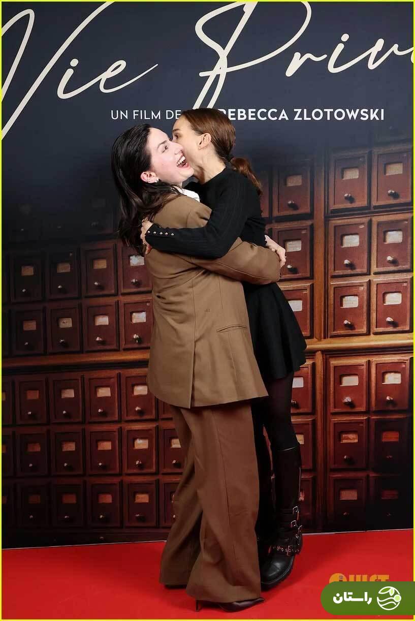 (تصاویر) ناتالی پورتمن در آغوش کارگردان محبوبش «ربکا زلوتوفسکی»