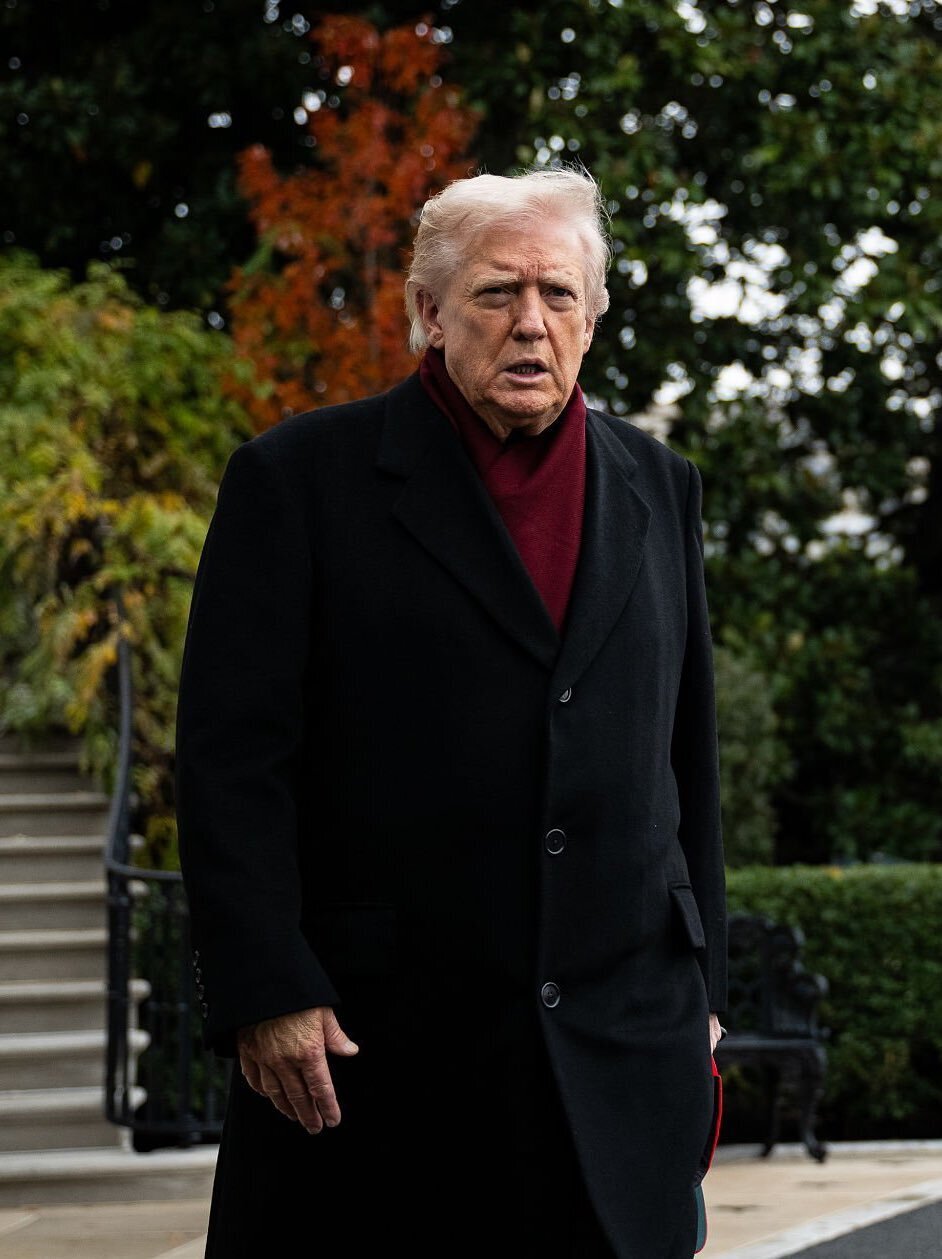 (تصاویر) زمستان برای دونالد ترامپ از راه رسید!