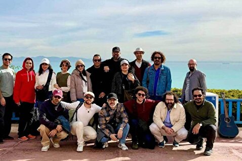 (تصاویر) سفر گروهی بازیگران به شمال آفریقا؛ سلفی نرگس محمدی و علی اوجی در تونس