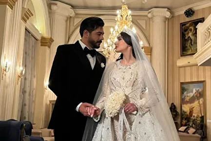 فیلم مراسم عقد آریایی مریم مومن و سهیل قاصدی با اجرای محمدرضا علیمردانی