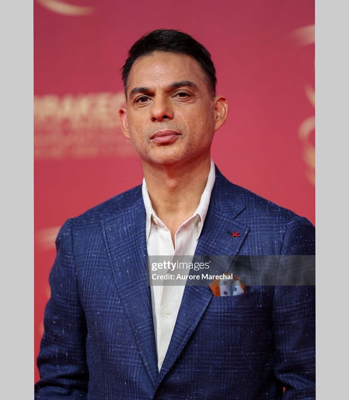 (عکس) استایل شیک پیمان معادی و همسرش روی فرش قرمز جشنواره مراکش