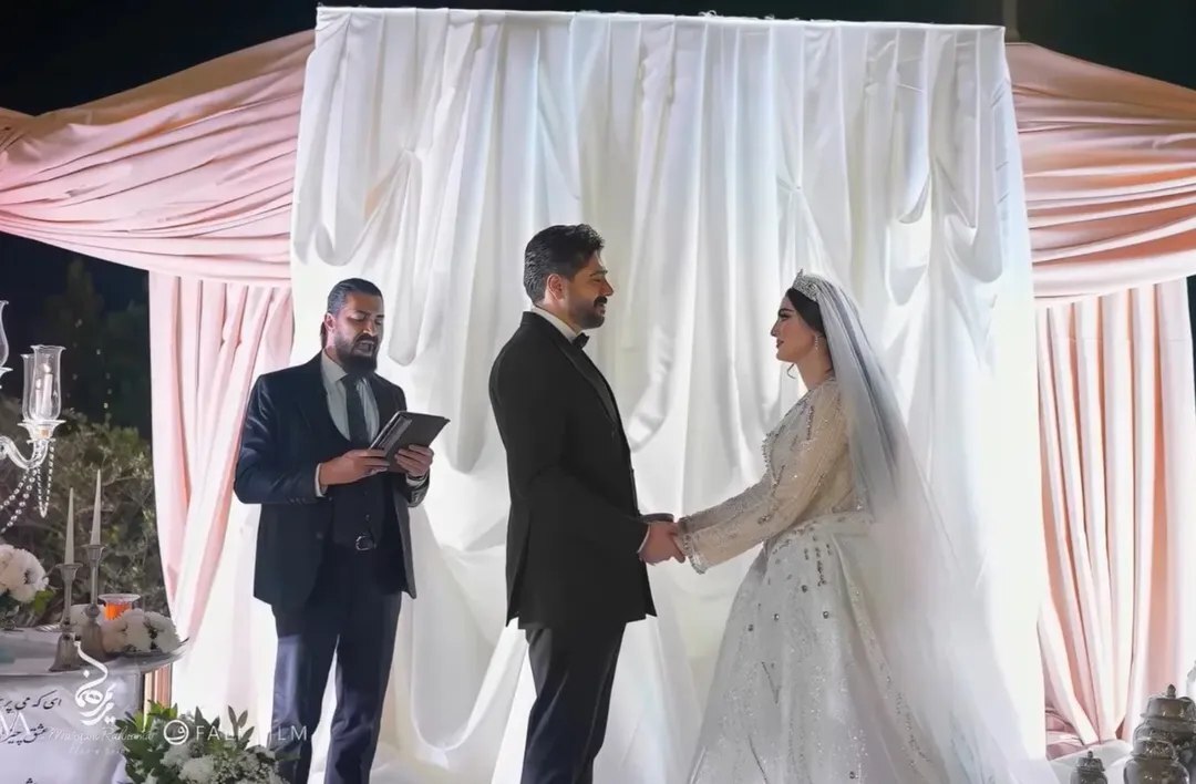 عکس‌های عروسی مریم مومن و سهیل قاصدی
