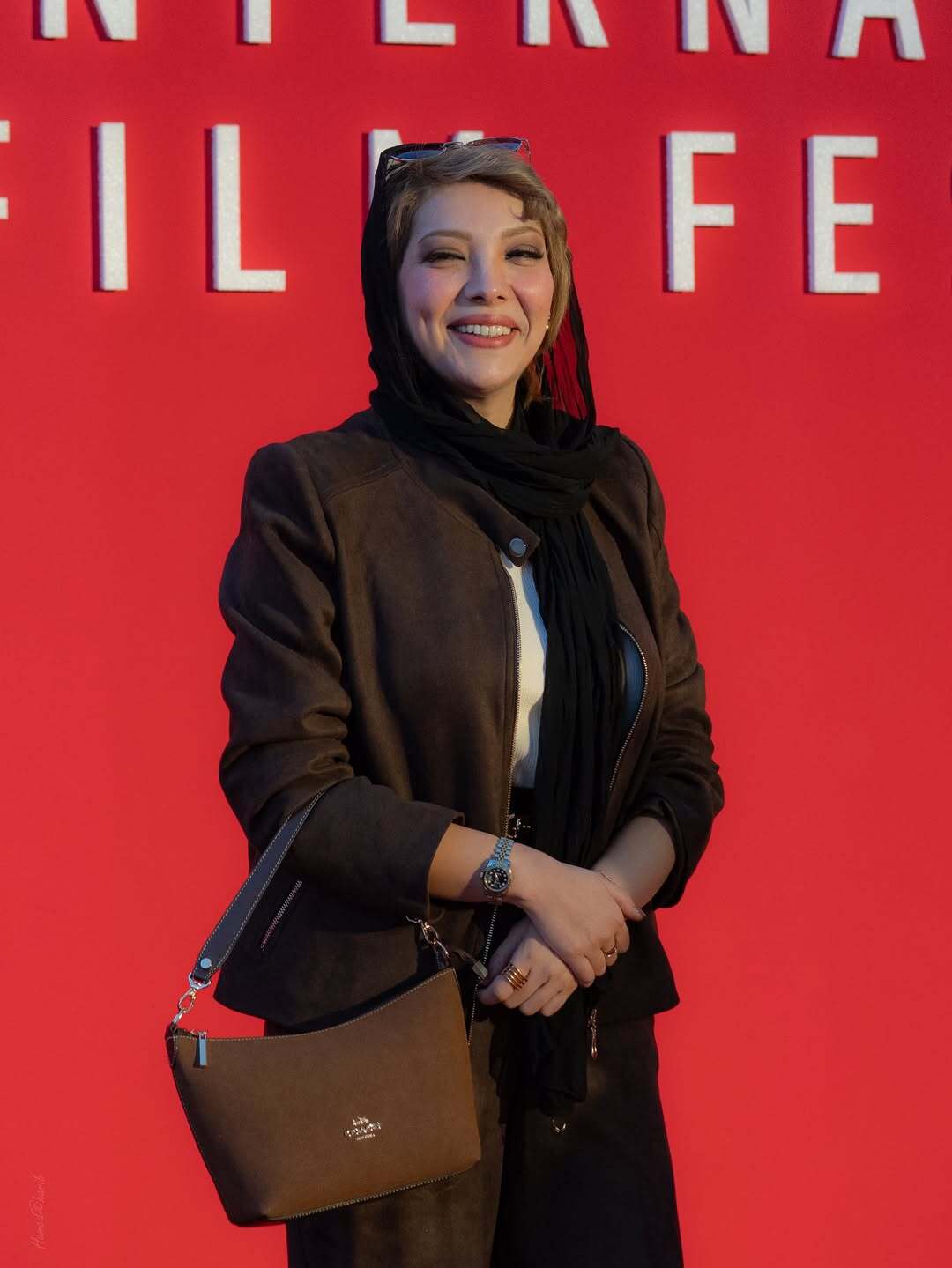 (عکس) استایل صدف اسپهبدی در جشنواره جهانی فیلم فجر