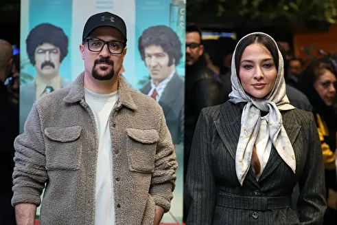 (ویدئو) احمد مهران‌فر و آناهیتا درگاهی در اکران مردمی فیلم «تهران ۵٧»