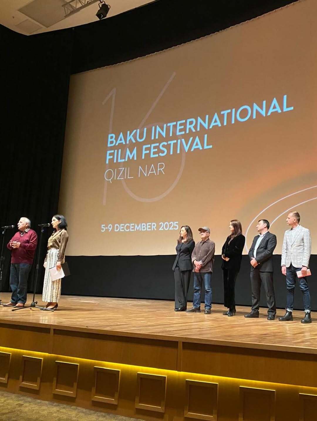 جدیدترین عکس نیکی کریمی در جشنواره فیلم باکو