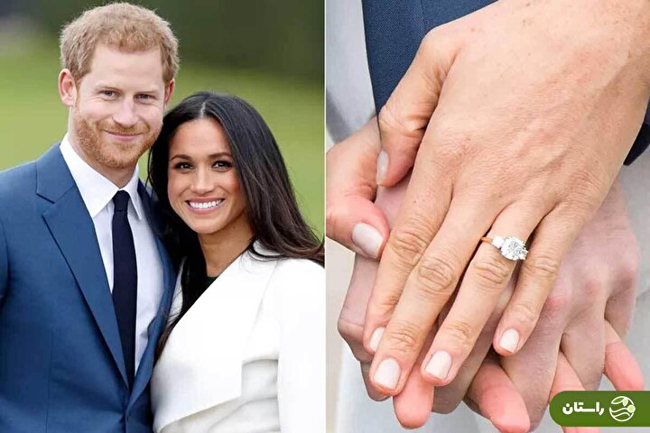 همه چیز درباره حلقه نامزدی مگان مارکل/ انگشتری خاص با سنگ‌های جواهرات پرنسس دایانا