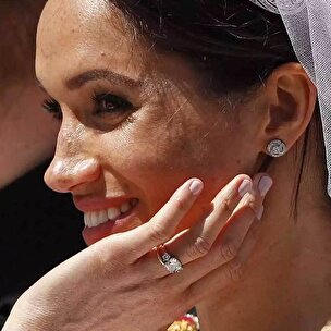 همه چیز درباره حلقه نامزدی مگان مارکل/ انگشتری خاص با سنگ‌های جواهرات پرنسس دایانا