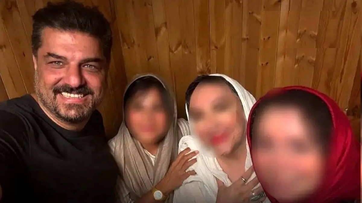 عکس خبرساز و طنز آمیز سام درخشانی از سه همسرش