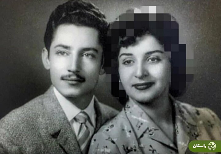 عکس | تونل زمان؛ جمشید مشایخی ۳۸ ساله کنار مرتضی احمدی ۴۸ ساله؛ سال ۱۳۵۱