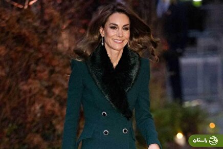 (تصاویر) کیت میدلتون همراه با شاهزاده ویلیام و فرزندانشان در مراسم سالانه سرود کریسمس