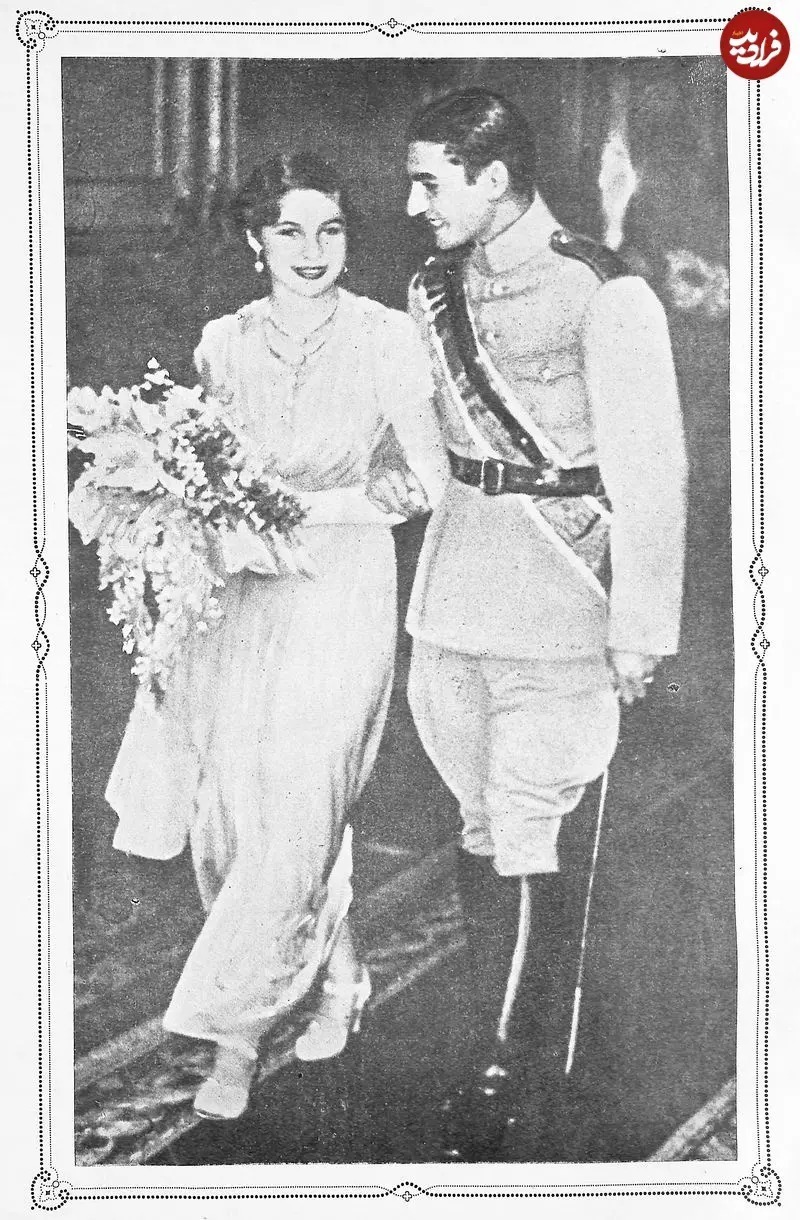 (عکس) تونل زمان؛ عروسی محمدرضا پهلوی و فوزیه در تهران؛ سال ۱۳۱۸