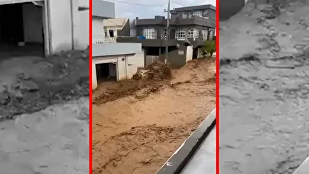 تصاویری هولناک از نجات معجزه‌آسای ۳۰ دانش‌آموز در سیل عراق