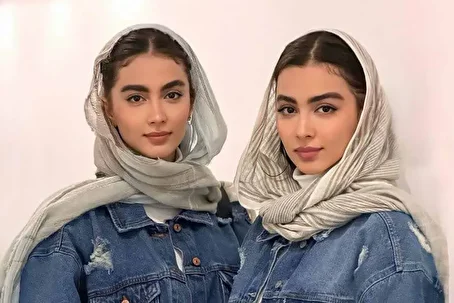 (عکس) سونیا و سنا حسینی دوقلوهای سریال پایتخت در کنار مادرشان