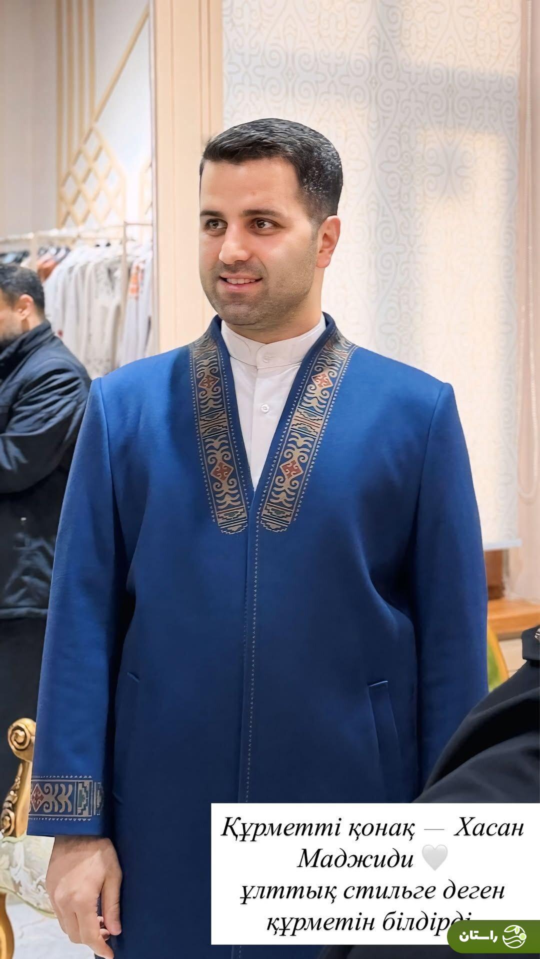 استایل جنجالی دختر و داماد پزشکیان در قراقستان با لباس‌های محلی + عکس و فیلم