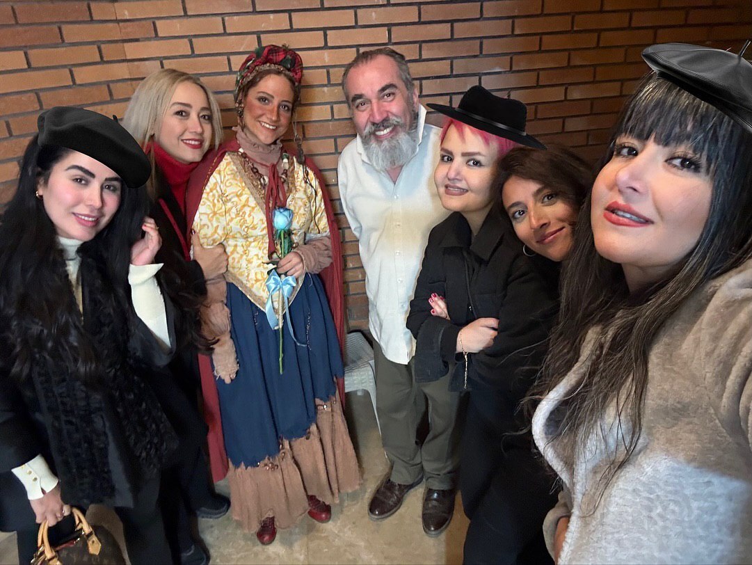 (عکس) هوتن شکیبا و سیامک انصاری در پشت صحنه الیور توئیست