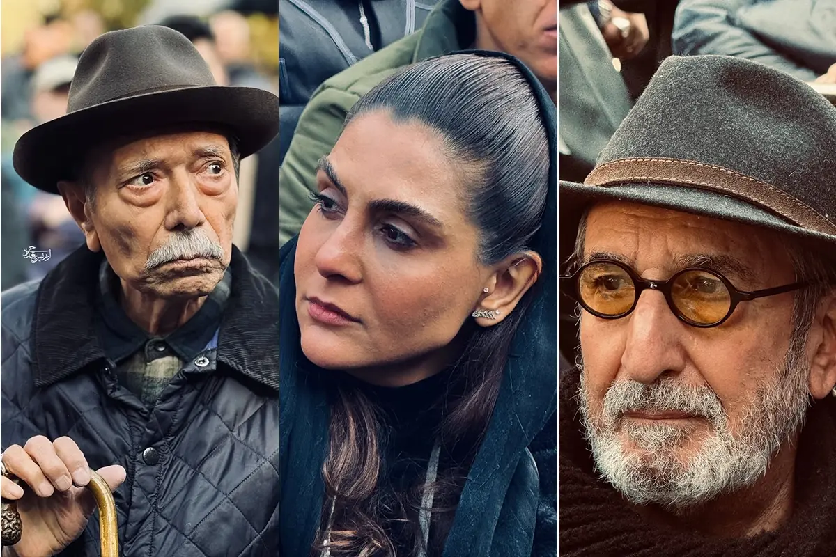 (تصاویر) حضور هنرمندان در مراسم تشییع هادی مرزبان