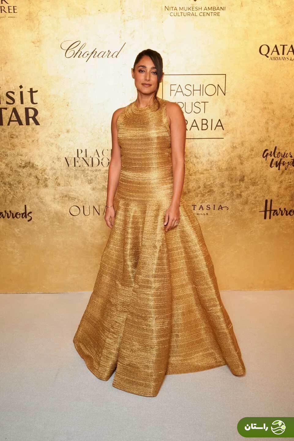 (عکس) حضور گلشیفته فراهانی در فشن شوی قطر (Fashion Trust Arab ۲۰۲۵)