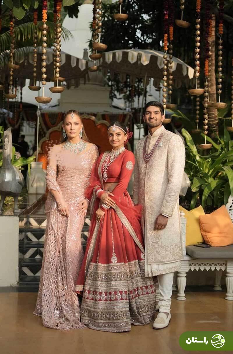 (تصاویر) اجرای جنیفر لوپز در گران‌‌ترین عروسی سال در هند/ مراسم میلیاردر هندی همه را شگفت‌زده کرد/ دستمزد شگفت‌انگیز جنیفر لوپز