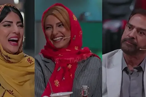 (ویدئو) مزاحمت محیا دهقانی و هلیا امامی برای فیروز کریمی | فحش‌های فیروز کریمی سانسور شد!