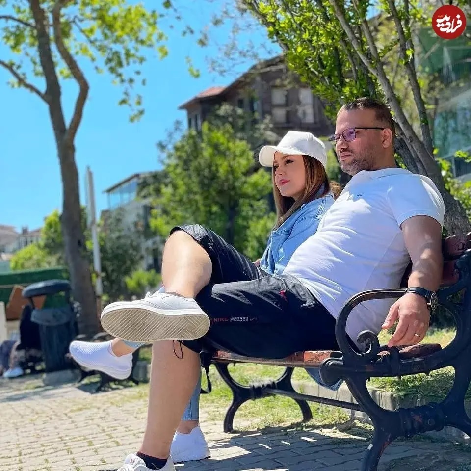 (عکس) «مرتضی» سریال از یاد رفته به همراه همسرش در استانبول