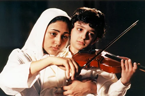 (عکس) تونل زمان؛ علی شادمان و گلشیفته فراهانی در پشت صحنه «میم مثل مادر»؛ ۱۹ سال پیش