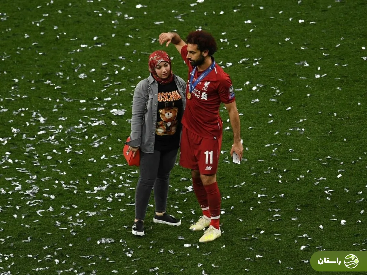 ماجی صادق همسر محمد صلاح ماجی صادق همسر محمد صلاح