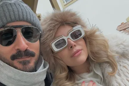 (عکس) سروین بیات و رضا قوچان‌نژاد در تعطیلات برفی اتریش