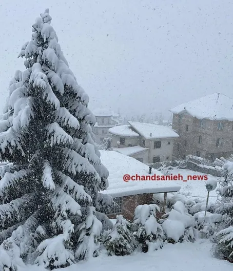 عکسی از وضعیت عجیب کلاردشت بامداد امروز