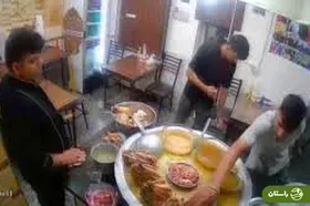 دزدی کله‌پاچه با روشی عجیب جنجال به پا کرد + ویدئو