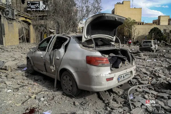 خسارات حمله به خیابان مطهری