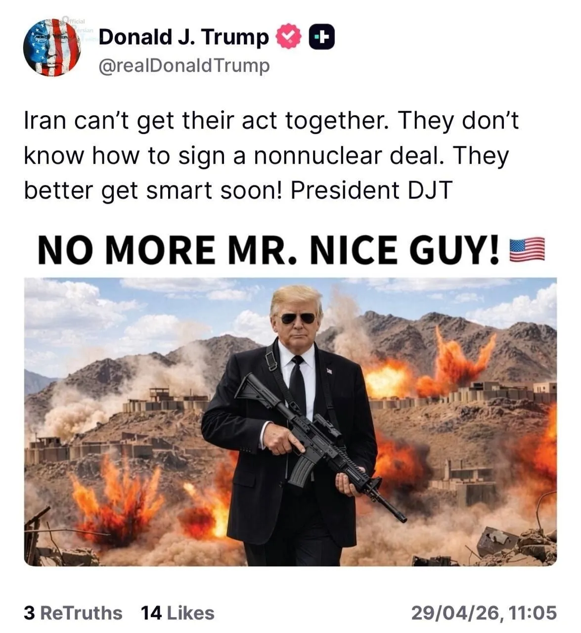 دونالد ترامپ در حال سخنرانی