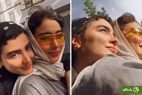 ویدئو | موتورسواری سونیا و سنا حسینی؛ بازیگران نقش سارا و نیکا در «پایتخت»