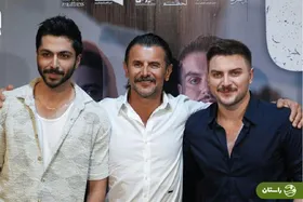 عکس یادگاری با امین حیایی؛ کیسان دیباج، دارا حیایی، نگار نیکدل، روزبه معینی و ...