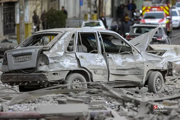 خسارات حمله به خیابان مطهری
