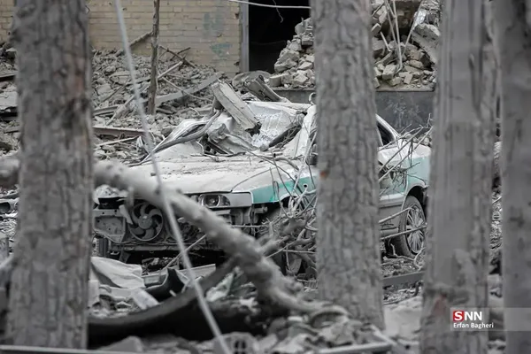 خسارات حمله به خیابان مطهری