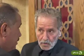 انتشار تصاویری از چهره شکسته ابوالفضل پورعرب در مراسم ختم مادرش + ویدیو