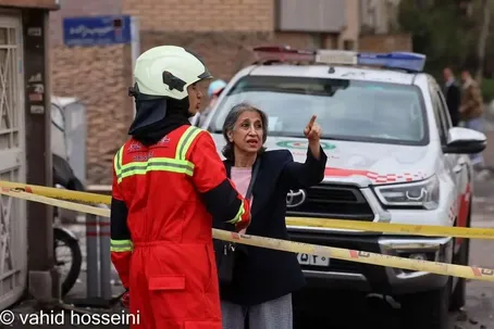 (عکس) بمباران مناطق مسکونی در گیشا تهران