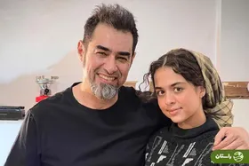 عکس | ترنم کرمانیان و شهاب حسینی در پشت صحنه سریال «آبان»
