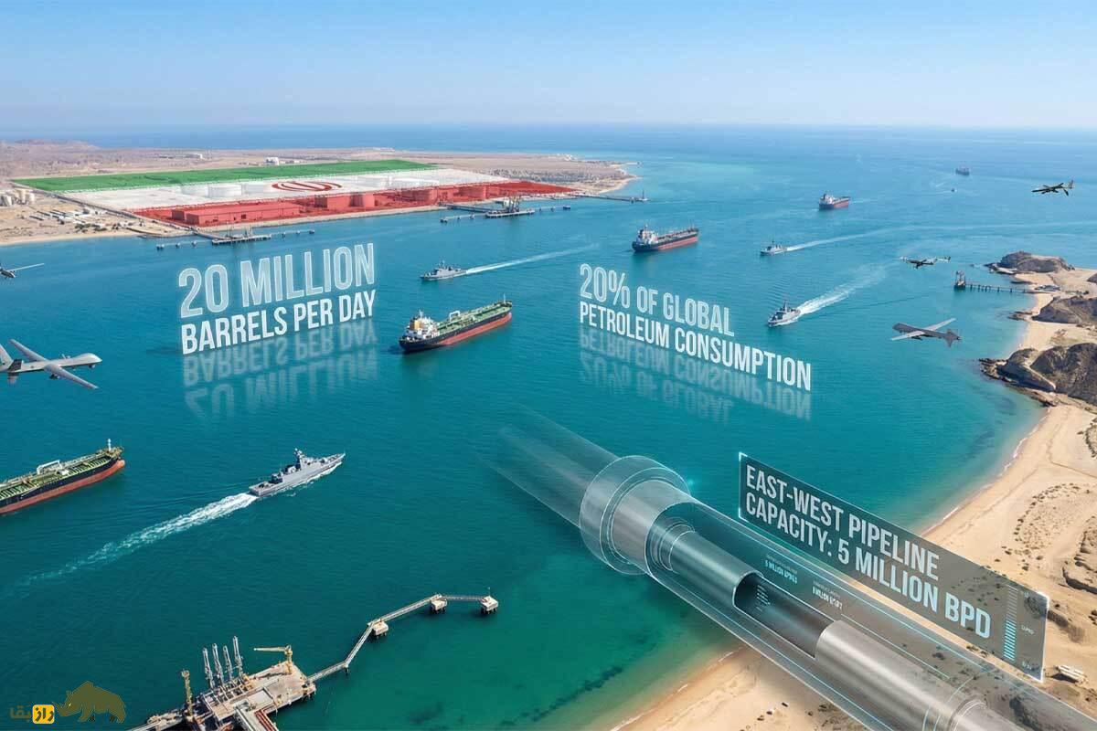 تنگه هرمز؛ طول و عرض تنگه هرمز چقدر است؟ عمیق‌ترین نقطه تنگه هرمز چند متر است؟ و چطور به گلوگاه طلایی جهان تبدیل شد؟