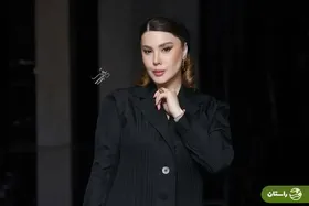 (تصاویر) استایل متفاوت و خاص نازنین کریمی در اکران خصوصی لاک‌پشت