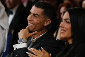 (تصاویر) رونالدو و جورجینا در یک شب رویایی