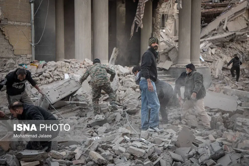 تصاویر حمله به تهران